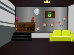 Permainan Grey Checked Room Escape secara online