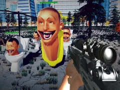 Permainan Sniper Survival Skibidi Toilet secara online