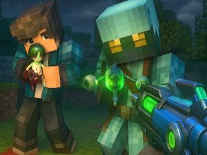 Permainan Pixel 3D Paintball Fun secara online