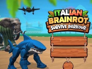 Permainan Brainrot Italia selamat dari parkour secara online