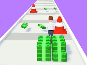 Permainan Kumpulkan semua uang dan menjadi kaya: pelari secara online