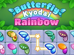 Permainan Kupu-kupu Kyodai Rainbow secara online