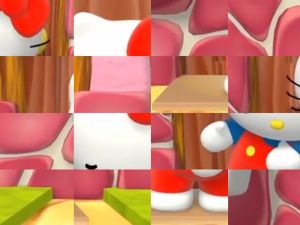 Permainan Teka-teki video hello kitty secara online