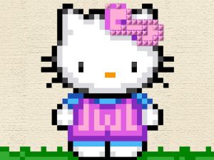 Permainan Hello Kitty Cross Stitch secara online