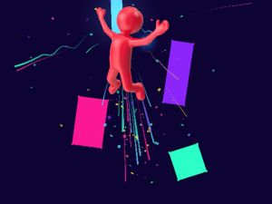 Permainan Neon Leap secara online