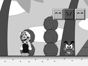 Permainan Super Mario Land dalam awal secara online