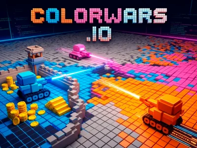 Permainan ColorWars.io secara online