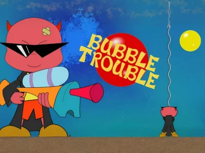 Permainan Bubble Trouble secara online