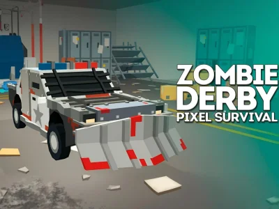 Permainan Zombie Derby Pixel Survival secara online