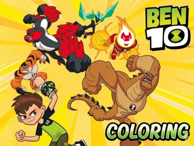 Permainan Ben 10 Coloring secara online