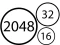 Permainan Merge Numbers 2048 secara online