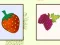 Permainan Fruits Memory secara online