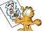 Permainan Garfield connects the dots secara online