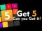 Permainan Get 5 secara online