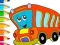 Permainan Coloring Book: Bus secara online