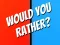 Permainan Would You Rather? secara online