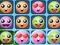 Permainan Emoji Match 3 secara online