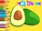 Permainan Coloring Book: Avocado Fruit secara online
