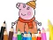 Permainan Coloring Book: Mommy Pig Winter secara online
