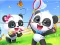 Permainan Jigsaw Puzzle: Baby Panda Spring Outing secara online