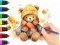 Permainan Coloring Book: Autumn Bear secara online