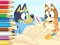 Permainan Coloring Book: Bluey On The Beach secara online