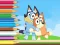 Permainan Coloring Book: Bluey And Bingo Holiday secara online