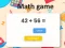 Permainan Math game secara online