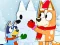 Permainan Jigsaw Puzzle: Bluey Christmas Snowman secara online