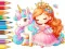 Permainan Coloring Book: Unicorn Secret Whisper secara online