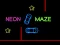 Permainan Neon Car Maze secara online