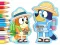 Permainan Coloring Book: Bluey Camping secara online