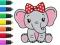 Permainan Coloring Book: Elephant secara online