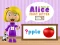 Permainan World of Alice First Letter secara online
