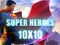 Permainan Super heroes 10х10 secara online