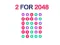 Permainan 2 for 2048 secara online