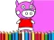 Permainan Back To School Coloring Book Pig secara online