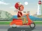 Permainan City Scooter Ride Coloring secara online