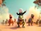 Permainan Stickman: Dinosaur arena secara online