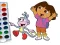 Permainan Dora The Explorer Coloring Book secara online