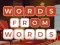 Permainan Words from Words secara online