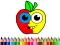 Permainan Back To School: Apple Coloring Book secara online
