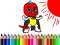 Permainan Back To School: Mask Boy Coloring secara online