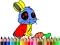 Permainan Back To School: Rabbit Coloring Book secara online