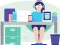 Permainan Cozy office Difference secara online