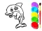 Permainan Dolphin Coloring Book secara online