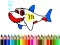 Permainan Back To School: Shark Coloring Book secara online