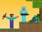 Permainan Noob vs Pro: Zombie Apocalypse secara online