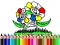 Permainan Back to School: Flowers Coloring secara online