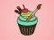 Permainan Yummy Cupcake Coloring secara online